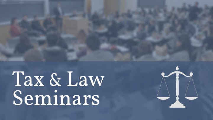 tax law seminars 2025